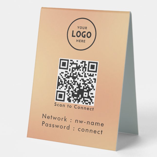 WiFi Network Scan QR Code to Connect the Internet (Front)