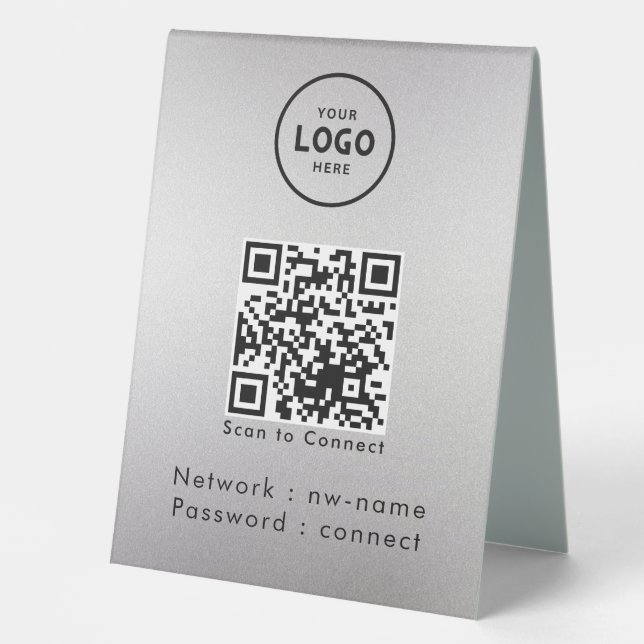 WiFi Network Scan QR Code to Connect the Internet (Front)