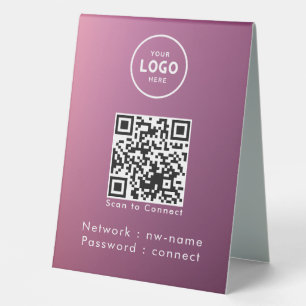 WiFi Network Scan QR Code to Connect the Internet