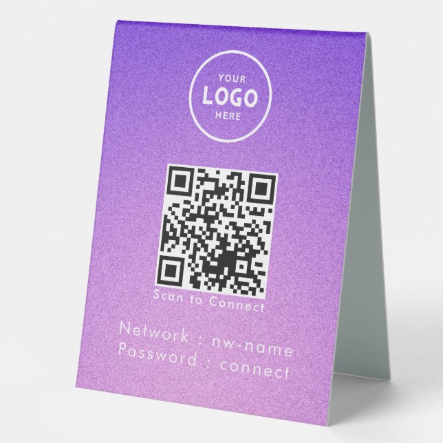 WiFi Network Scan QR Code to Connect the Internet (Front)