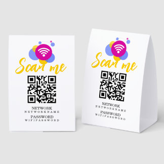 Wifi Password and Network Personalized QR Code