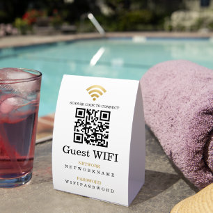 Wifi Password and Network Personalized QR Code