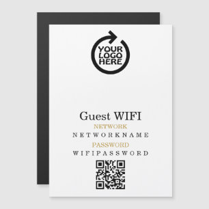 Wifi Password Logo Network Personalised QR Code