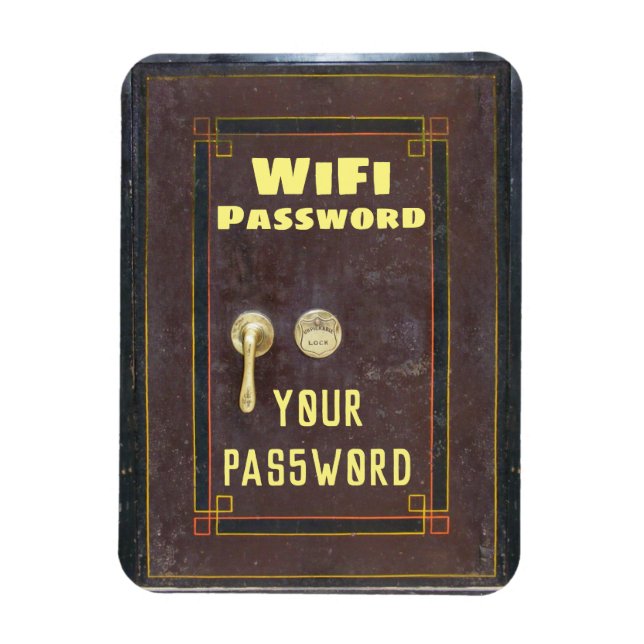WiFi Password Magnet (Vertical)