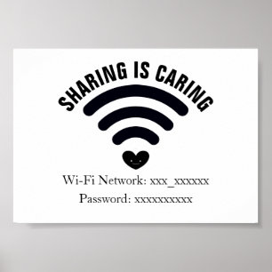 WiFi Password Poster