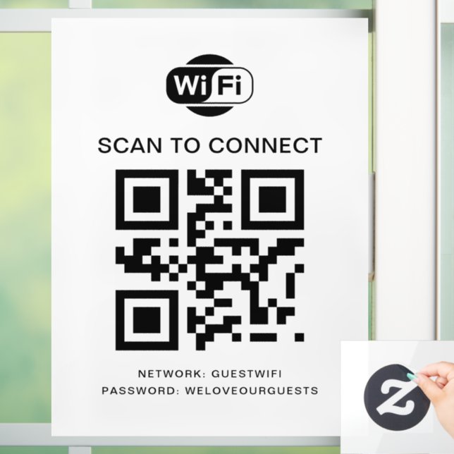 Wifi Password | QR Code Scan to Connect (Home)