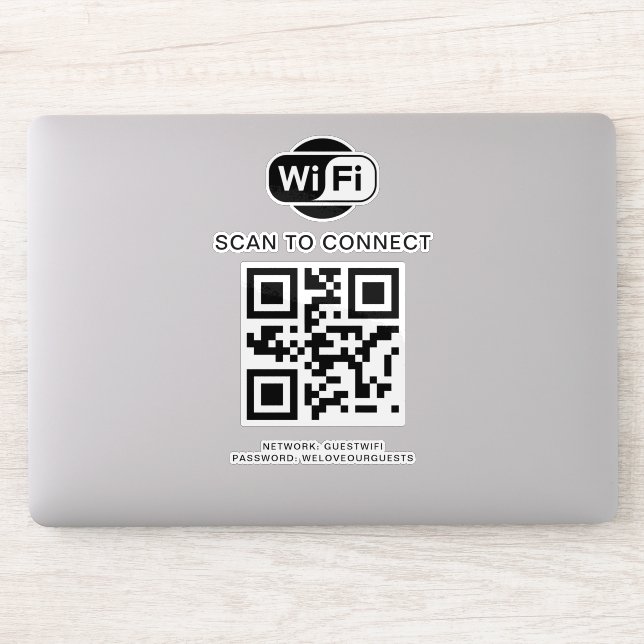 Wifi Password | QR Code Scan to Connect (Computer)