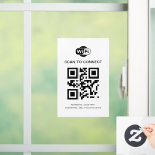 Wifi Password QR Code Scan to Connect