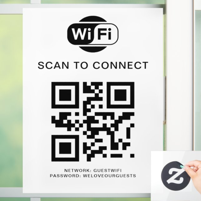 Wifi Password | QR Code Scan to Connect (Home)