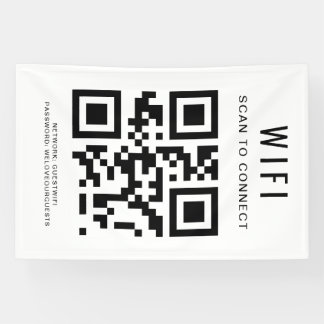 Wifi Password | QR Code Scan to Connect Banner