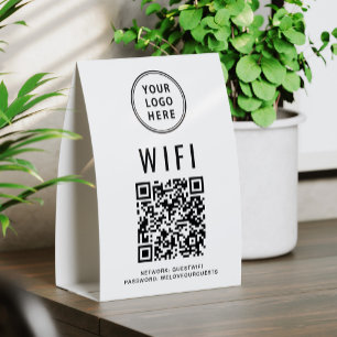 WiFi QR Code Business Logo