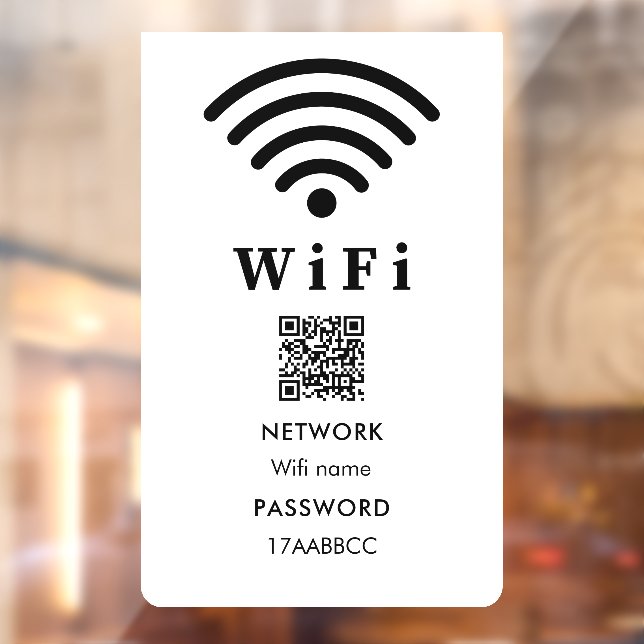 Wifi QR Code Password | Scan To Connect (Sheet 2)