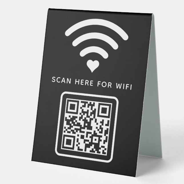 Wifi QR Code Scan to Connect Self Adhesive (Front)