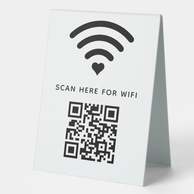 Wifi QR Code Scan to Connect Self Adhesive (Front)