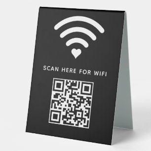 Wifi QR Code Scan to Connect Self Adhesive