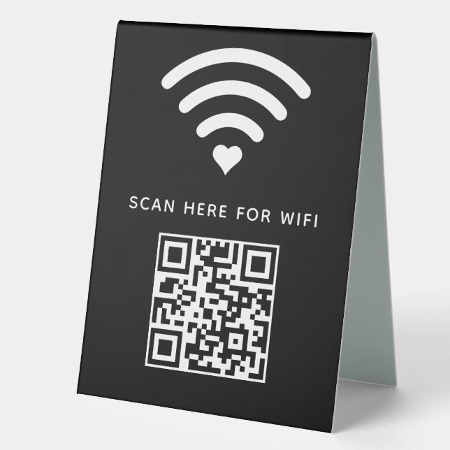 Wifi QR Code Scan to Connect Self Adhesive (Front)