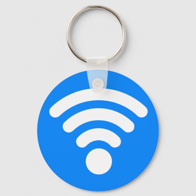 Wifi Symbol Key Ring (Front)