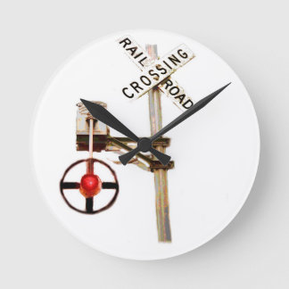 Wig Wag Signal Round Clock