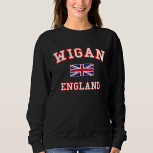 WIGAN British Flag Badge Sweatshirt