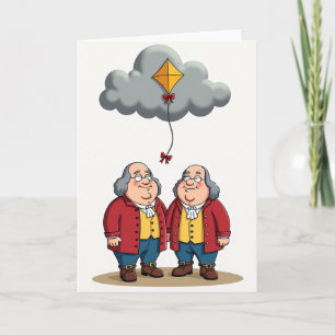 Wigged Gentlemen Birthday Card