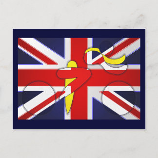 Wiggins Tour De France Champions Yellow Jersey Postcard