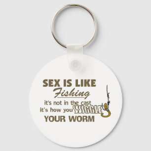 Wiggle Your Worm Key Ring