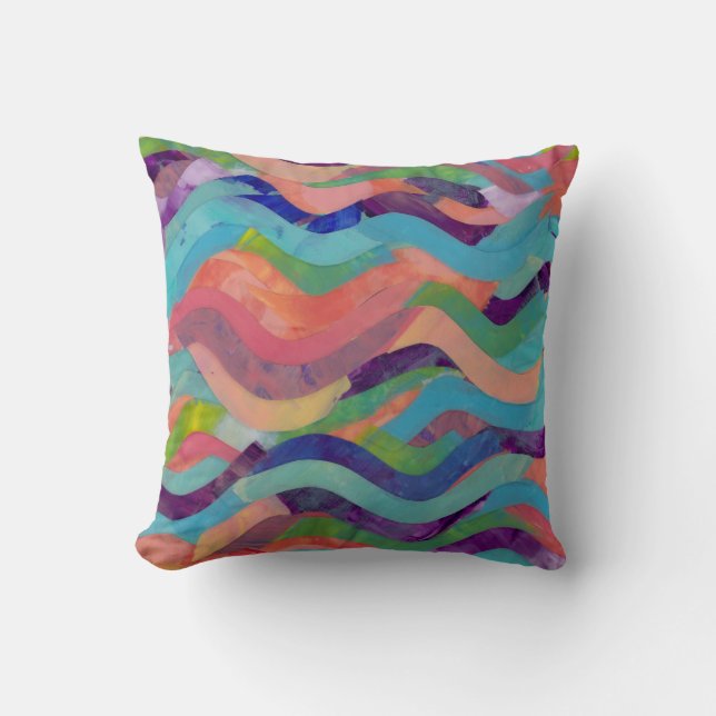 Wiggles and Waves Cushion (Front)