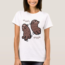 Wiggling sea otter baby