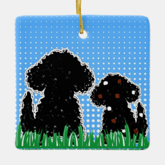 WiggyDogs Ceramic Ornament