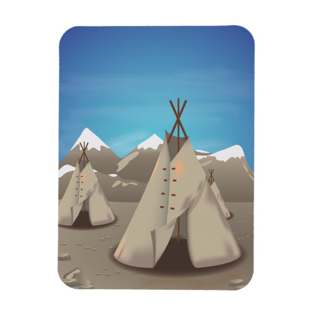 Wigwam Magnet (Vertical)