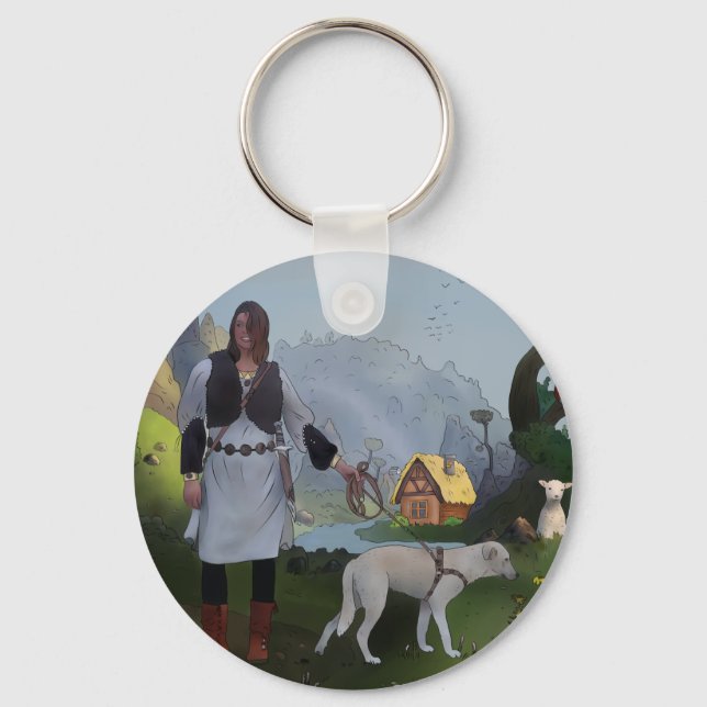 Wikingerin Key Ring (Front)