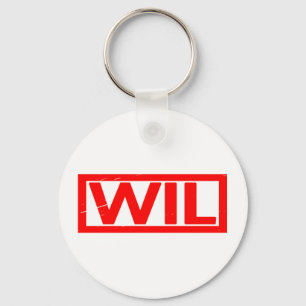 Wil Stamp Key Ring