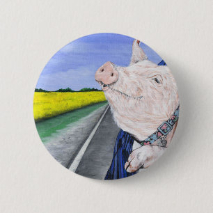 Wilbur 6 Cm Round Badge