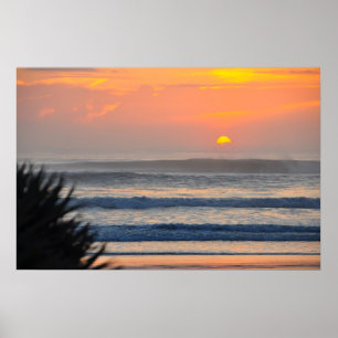 Wilbur by the Sea Palm Sunrise Florida Poster