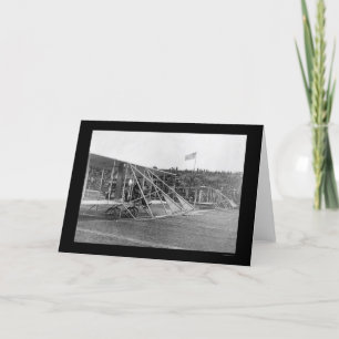Wilbur Wright at Aeroplane Race 1909 Card