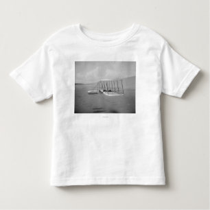 Wilbur Wright in prone position on Toddler T-Shirt