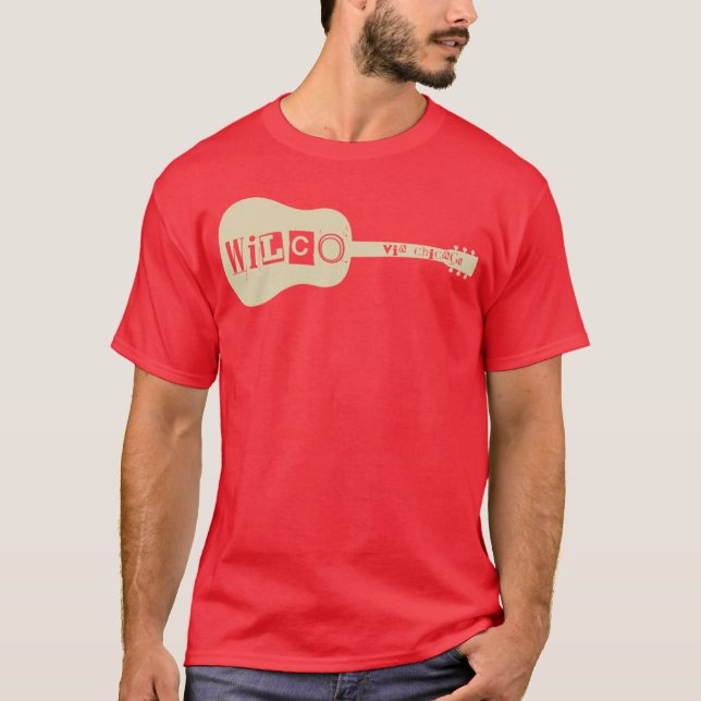 wilco via chicago retro friends T-Shirt (Front)