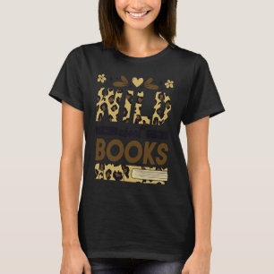 Wild about Books Library Librarians Book and Read T-Shirt