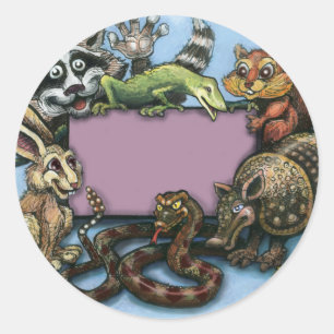 Wild About Classic Round Sticker