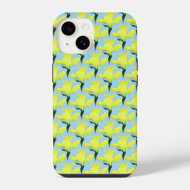 Wild About Daffodils  iPhone Case (Back)