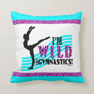 Wild About Gymnastics Cushion