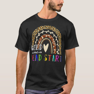 Wild About Head Start Back To School Leopard Rainb T-Shirt