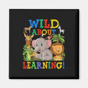 Wild About Learning Safari Animals Jungle Byck To Magnet
