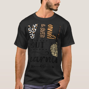 Wild About Learning Teacher Back To School V neck T-Shirt