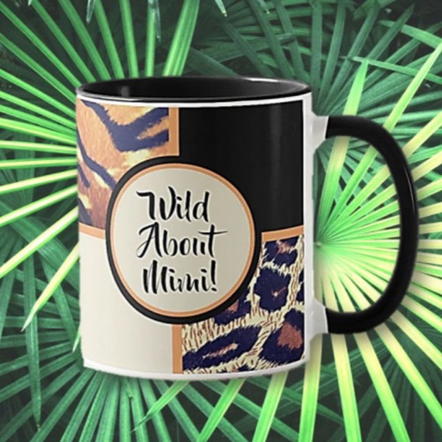 Wild about Mimi Animal Print gift Mug (Creator Uploaded)
