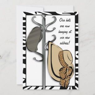 Wild About Our New Home Moving Announcement