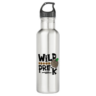 Wild About Pre-K Leopard Back to School Teacher 710 Ml Water Bottle
