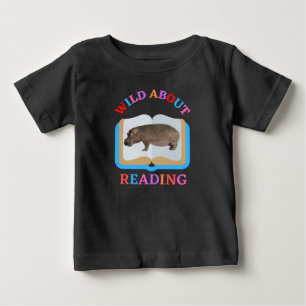 WILD ABOUT READING BABY T-Shirt