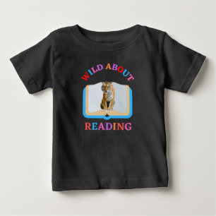 WILD ABOUT READING BABY T-Shirt