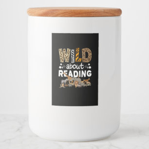 Wild About Reading Books And Bookworm Library Food Label